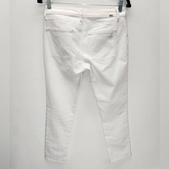 DL1961 Angel Mid Rise Skinny Ankle Jeans Womens 28 White Everyday Casual Denim - Picture 3 of 14